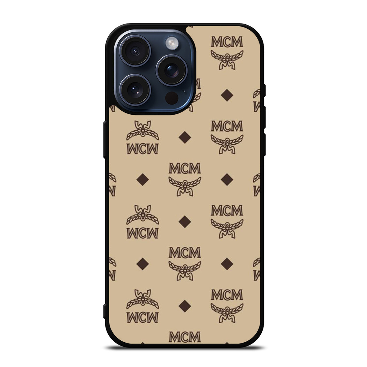 MCM WORLDWIDE PATTERN iPhone 15 Pro Max Case